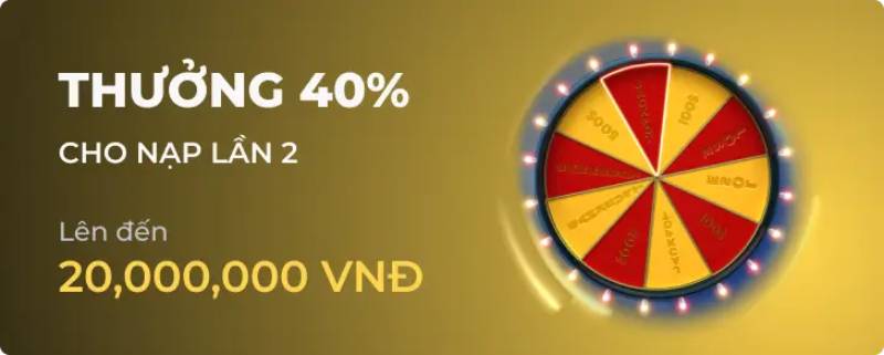 Khuyến Mãi Nbet Mới Nhất Và Chi Tiết Cách Tham Gia 3 Thưởng 40% cho lần nạp thứ hai
